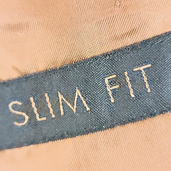 Jos A Bank Gray Pinstripe Suit Jacket Size 42L - Picture 6 of 7